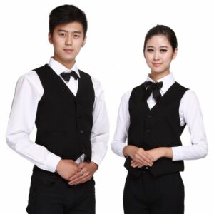 đồng phục lễ tân nhà hàng phong cách châu âu sdlt0005