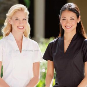 Đồng phục lễ tân spa nổi bật