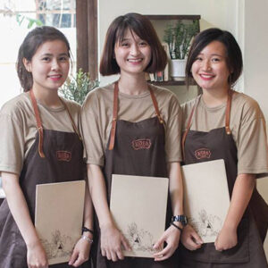 đồng phục cafe cao cấp
