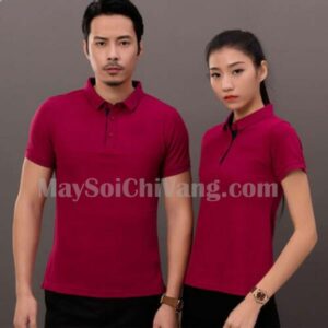 Áo Thun Công Sở Đồng Phục Cổ Trụ Nam