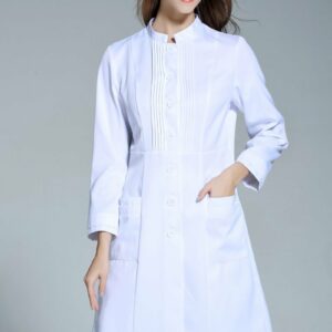 áo blouse bác sĩ dáng dài thanh lịch