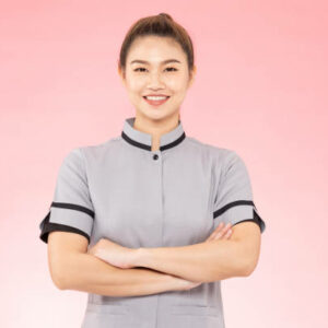 quần áo tạp vụ chuẩn form
