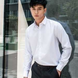 Áo sơ mi nam đồng phục không lỗi mốt