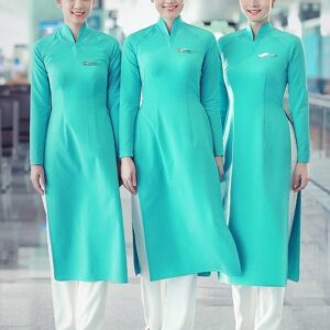 Áo dài đồng phục Vietnam Airlines