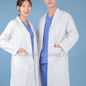 Áo Blouse Bác Sĩ Trắng Tay Dài