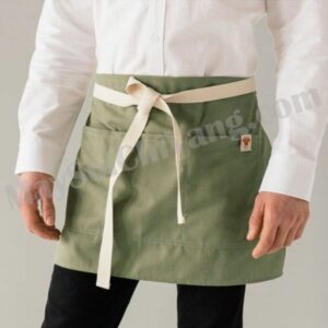 Tạp Dề Ngắn Kaki Trơn