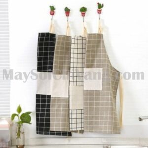 Tạp Dề Dài Đeo Vai Họa Tiết