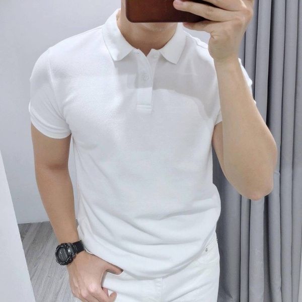 Áo Thun Nam Cổ Bẻ Công Sở Giá Rẻ