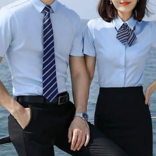 May Đồng Phục Ngân Hàng Chuẩn Màu Nhận Diện Thương Hiệu Trên Các Chất Liệu Vải 2 Đồng Phục Ngân Hàng Chuẩn Màu Thành Công
