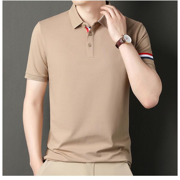 Áo Thun Cổ Trụ Nam Cao Cấp Cho Phong Cách Nam Tính Và Lịch Lãm 2 Áo Thun Cổ Trụ Nam Cao Cấp Mềm Mại