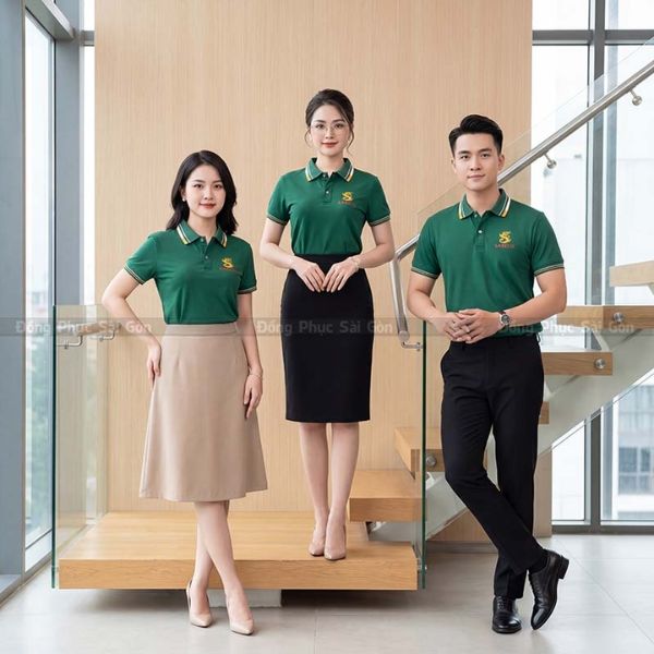 Đồng Phục Nhân Viên Công Ty In Logo Theo Yêu Cầu - SDNV00036 4 Đồng Phục Nhân Viên Công Ty In Logo Riêng